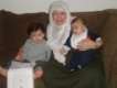 والدتي مع أولادي عمر وقيس